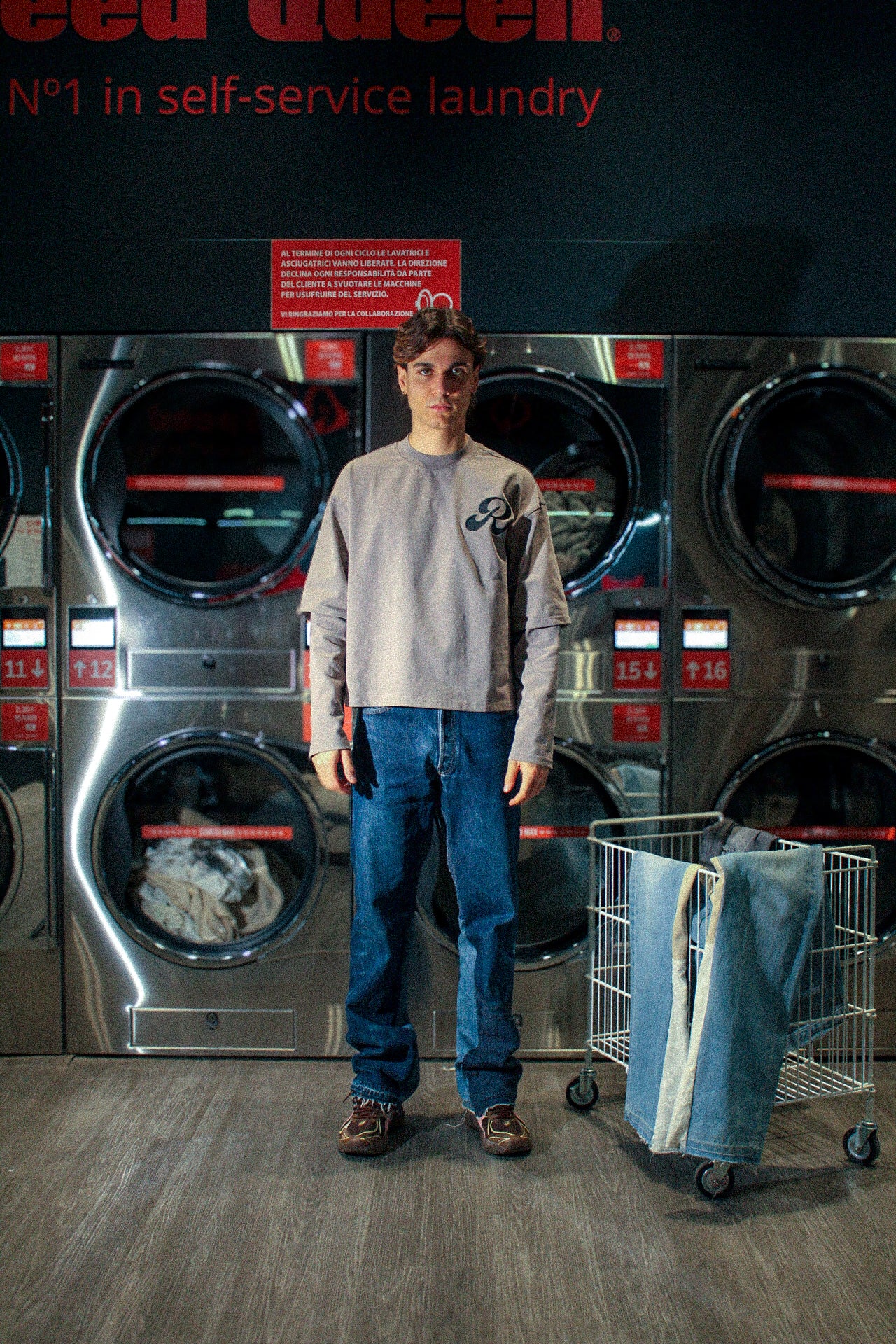 Resilience baggy pizzo blu