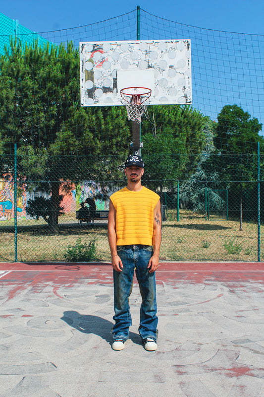 Resilience flare jeans spalmato