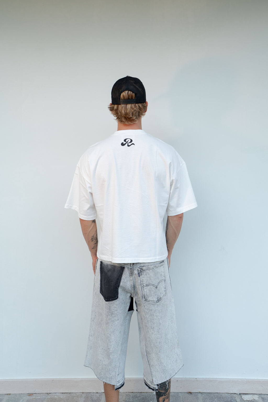 Resilience grey flare shorts