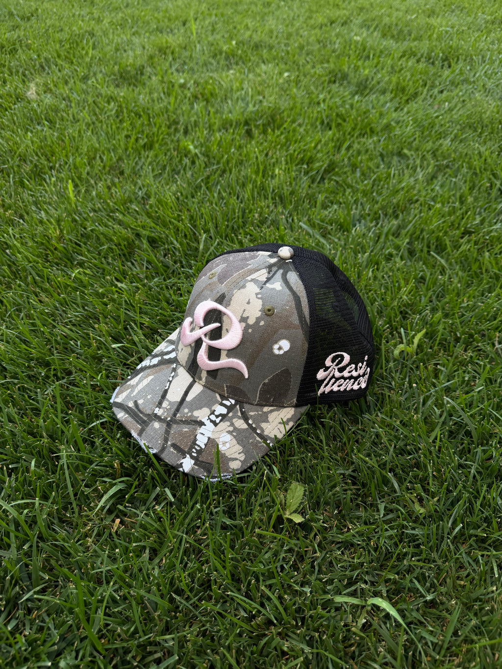 Resilience Camo Trucker hat