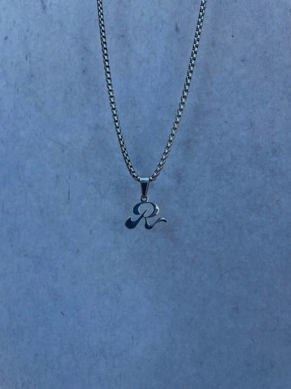 Resilience r logo necklace