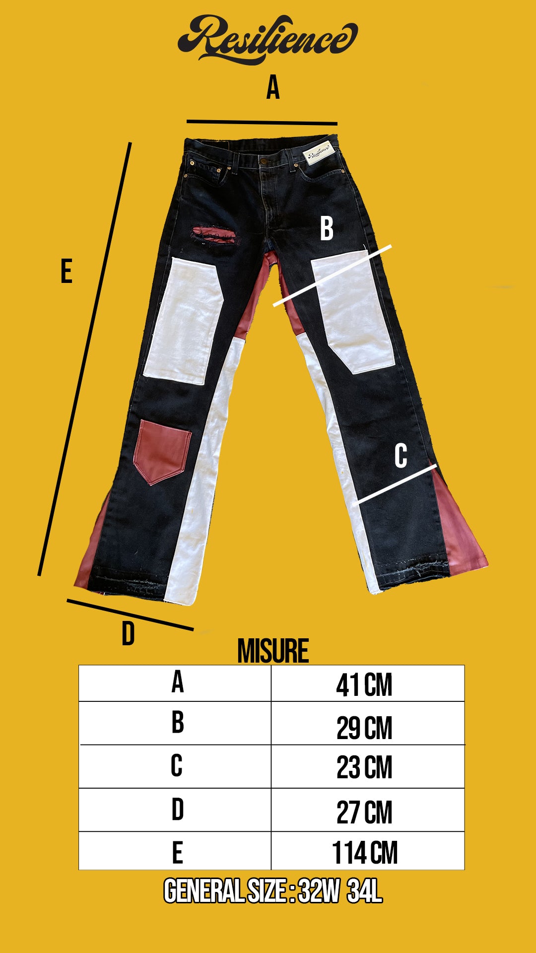 Resilience Carti flare denim