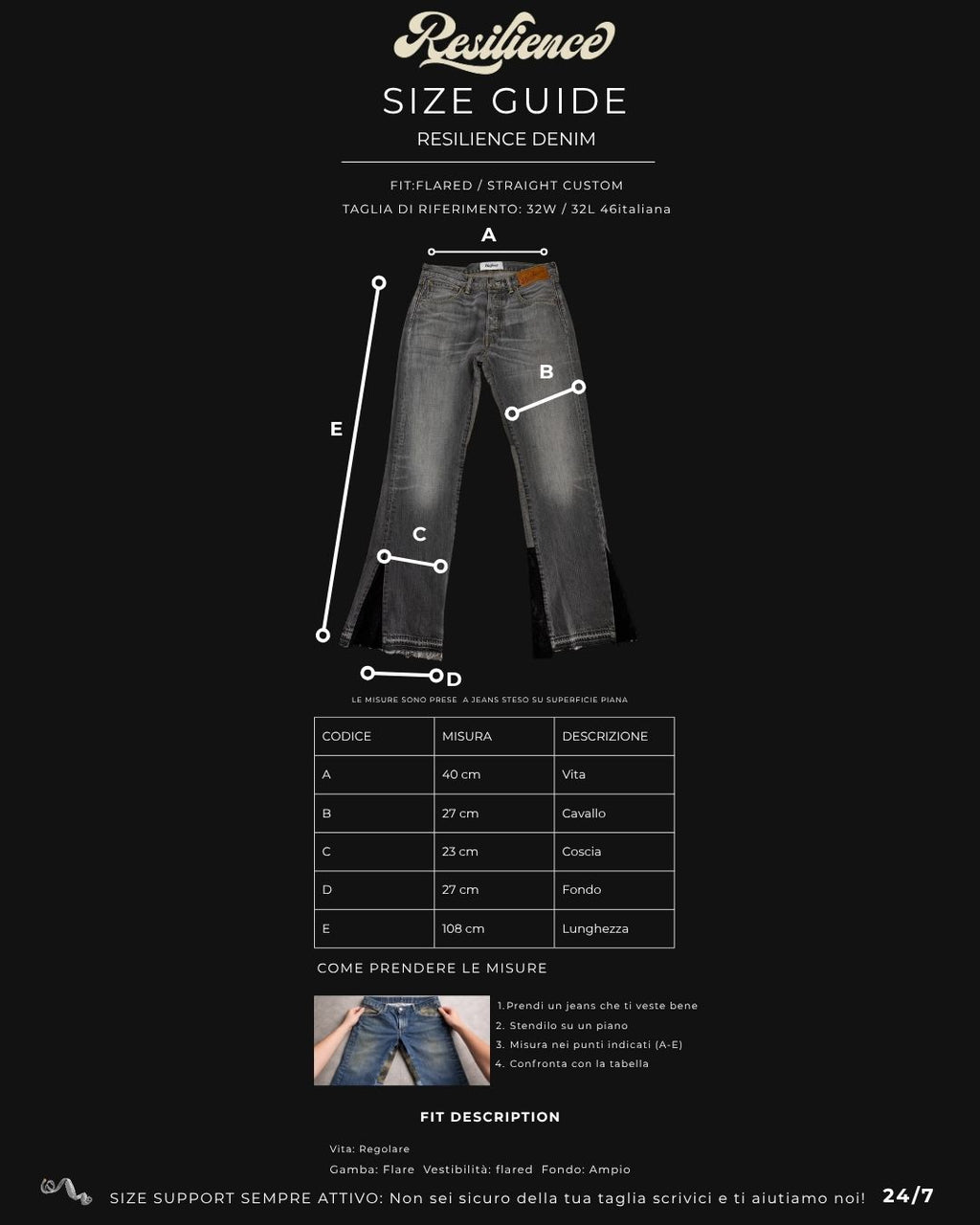 Resilience flare black