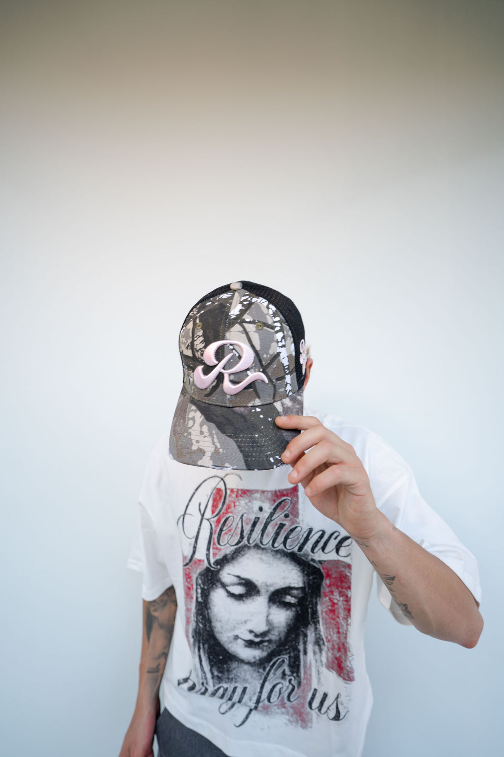 Resilience Camo Trucker hat