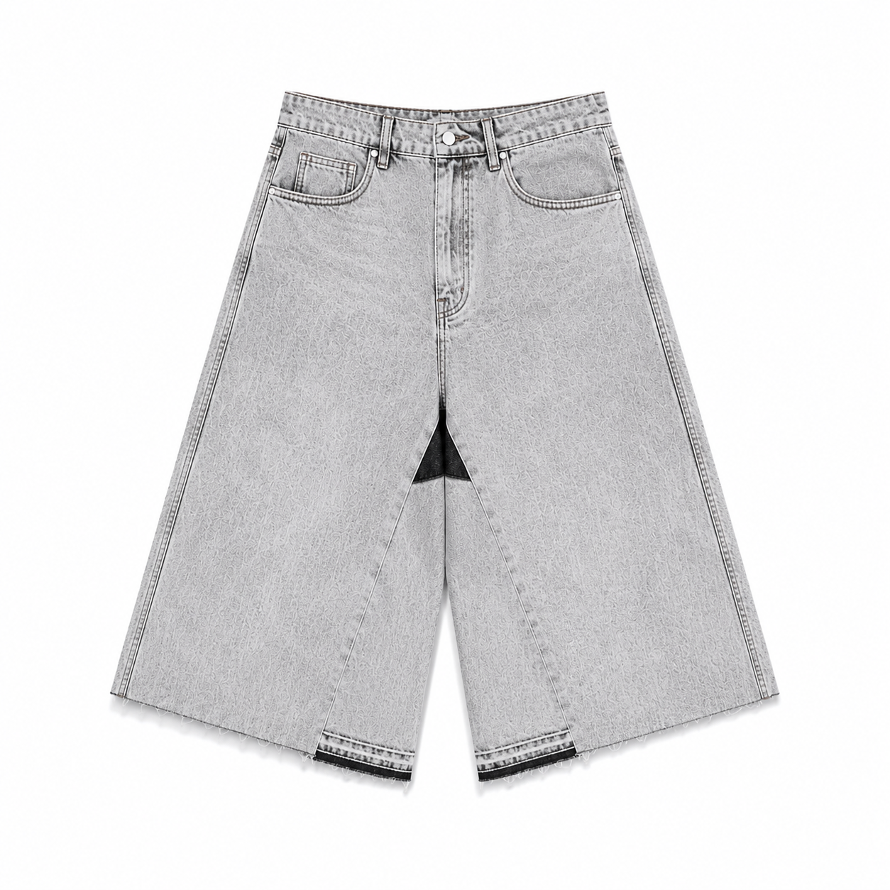 Resilience grey flare shorts