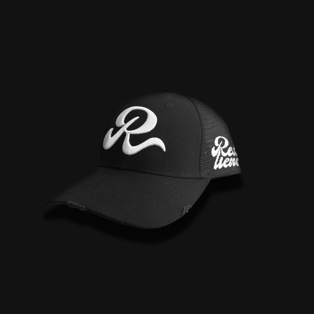 Resilience Black trucker hat