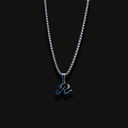 Resilience r logo necklace