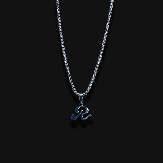 Resilience r logo necklace